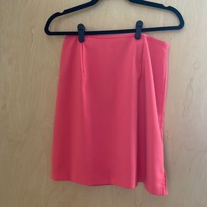 Pink pencil skirt